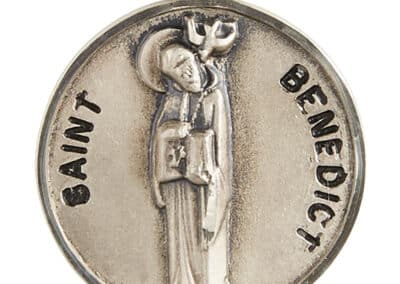 Sterling Silver Patron Saint Benedict Medal SS727-7__68381