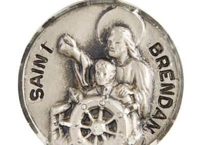 Sterling Silver Patron Saint Brendan Medal SS727-9__99309
