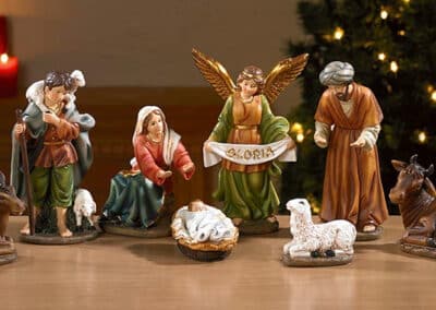 6" H 8-pc Nativity Set - Statues & Figurines TC535A__71811