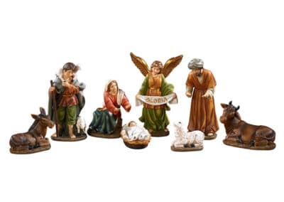 6" H 8-pc Nativity Set - Statues & Figurines TC535__12907