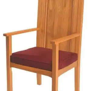 Abbey Collection Celebrant Chair - Medium Oak Stain
