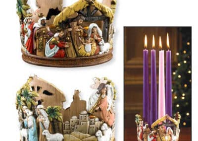 Nativity Advent Candleholder - VC680__85885