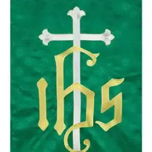 Maltese Jacquard Banner: Green