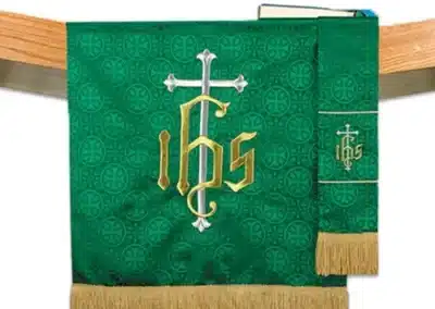 Maltese Jacquard Bookmark: Green