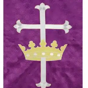 Maltese Jacquard Banner: Purple