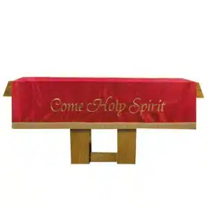 Maltese Cross Jacquard Altar Frontal - Red
