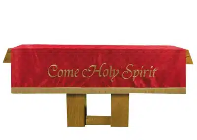Maltese Cross Jacquard Altar Frontal - Red