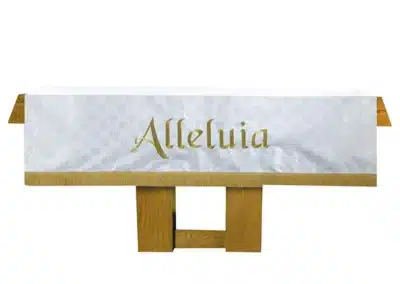 Maltese Cross Jacquard Altar Frontal - White