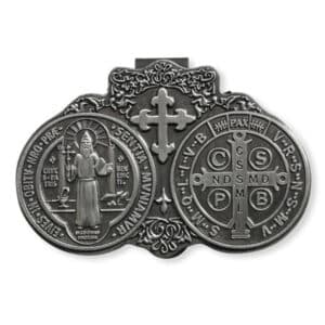 Visor Clip- Saint Benedict 6PK