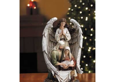 10" H Guardian Angel Holy Family Figurine - YC470B__97436