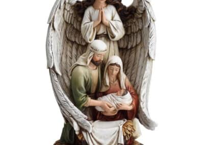 10" H Guardian Angel Holy Family Figurine - YC470__96138
