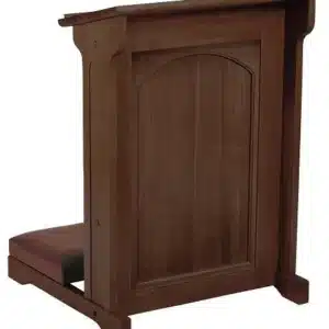 Abbey Kneeler - Walnut Stain