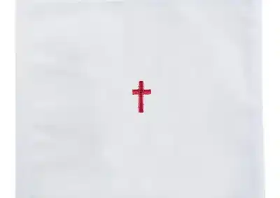 Red Cross Chalice Pall