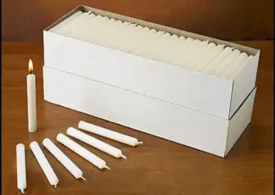 Polar Devotional Candlelight Service Candles - 5-3/4" H - 250/bx