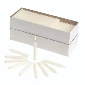 Polar Devotional Candlelight Service Candles - 5-3/4" H - 250/bx