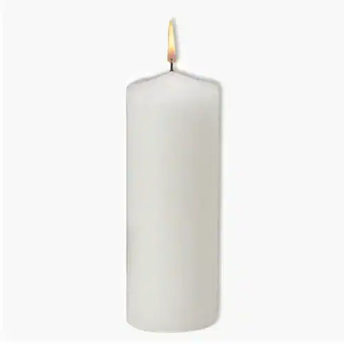 Plain Memorial Pillar Candle Plain Memorial Pillar Candle