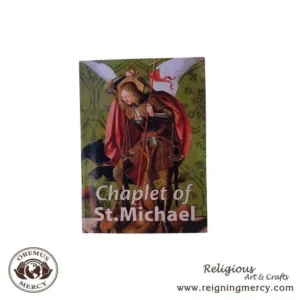 Chaplet of Saint Michael Prayer Card Pamphlet – Step-by-Step Catholic Prayer Guide