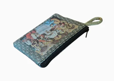 Last Supper Rosary Pouch – Tapestry Zipper Case – 3" × 4": A000015-1