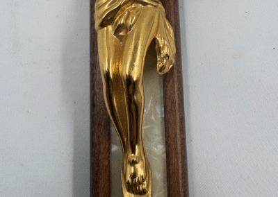 Mother-of-Pearl Style Inlay with Original Candle and Holy Water Bottle – c. 1955–1975:AHZ0005-10