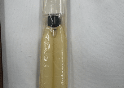 Mother-of-Pearl Style Inlay with Original Candle and Holy Water Bottle – c. 1955–1975: AHZ0005-12