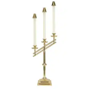 Three-Light Adjustable Candelabra