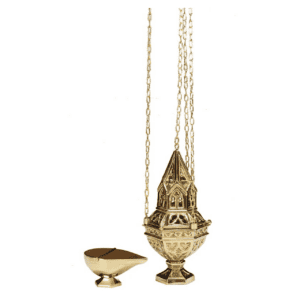 Ornate Censer and Boat Set