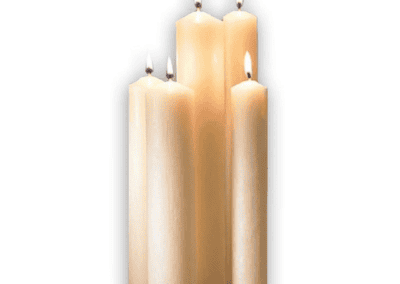 Altar Brand 51% Beeswax Altar Candle 2-1/2 x 12" - 6/box QTY of 2 Boxes