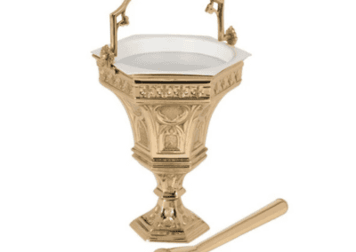 Hexagon Holy Water Pot with Sprinkler Set