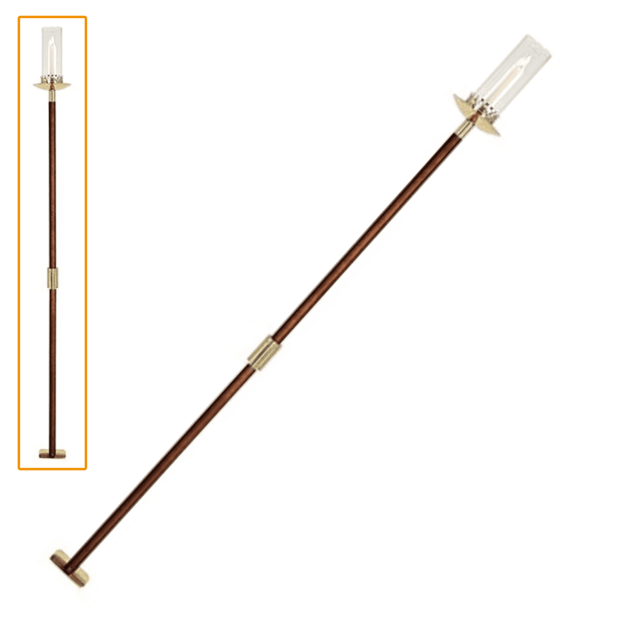 Floor Length Pew End Candlestick B Floor Length Pew End Candlestick - B