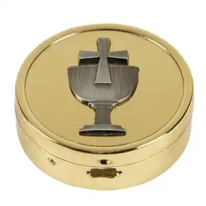 Chalice Embossed Pyx - 3/pk