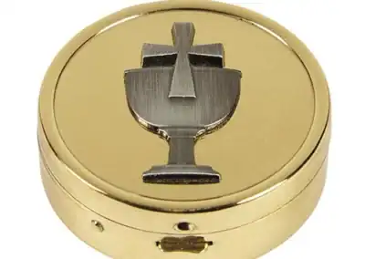 Chalice Embossed Pyx - 3/pk