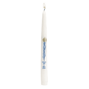 Three in One Baptism Candle Taper
