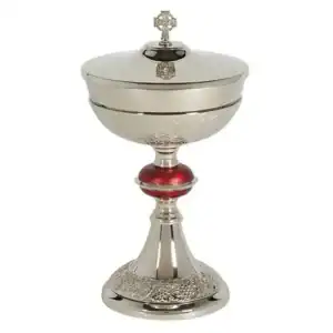 Grape Patterned Ciborium with Cover