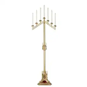 San Pietro 7-Light Floor Candelabra - Adjustable
