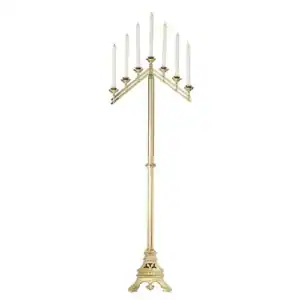Versailles Series 7-Light Floor Candelabra - Adjustable