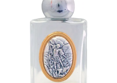 Saint Michael Glass Holy Water Bottle: G000014