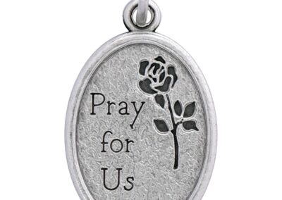 Saint Peregrine Medal – Silver-Plated ZAMAC: H000007-3