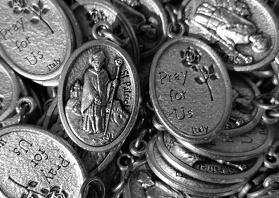 Saint Patrick Medal – Silver-Plated ZAMAC: H000012