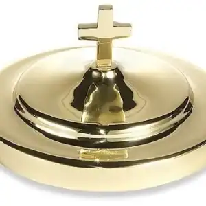Solid Brass Bread Plate Cover