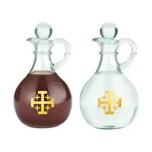 Jerusalem Cross Cruet Set - Set of 2