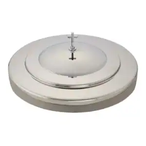 Communion Tray Cover - Silver Finish