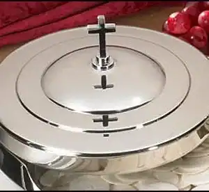Stacking Bread Plate Cover - Silver Finish