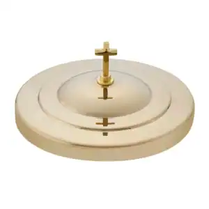 Stacking Bread Plate Cover - Brass Finish