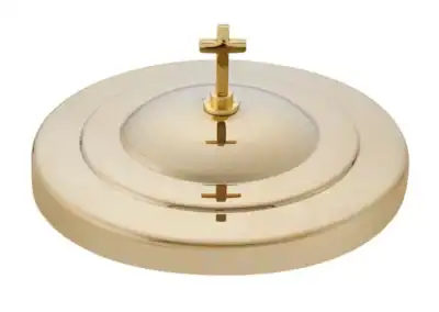 Stacking Bread Plate Cover - Brass Finish
