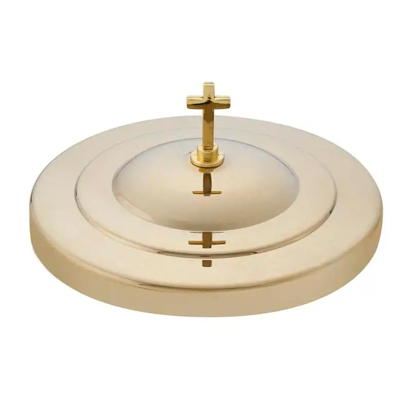 Stacking Bread Plate Cover – Brass Finish Stacking Bread Plate Cover - Brass Finish