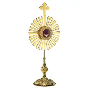 Large Cross Monstrance with Luna