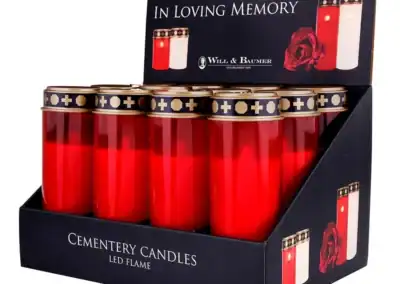 Red Cemetery LED - 8" R2301