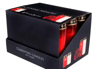 Red Cemetery LED - 8" R2301