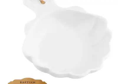 Porcelain Baptismal Gift Shell