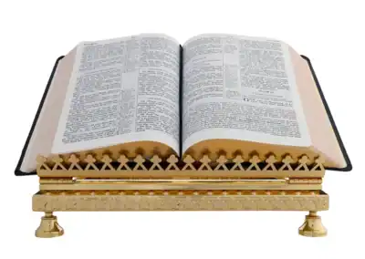 Bible Missal Stand – Ornate Brass Church Book Stand by Sudbury Brass